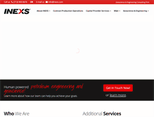 Tablet Screenshot of inexs.com